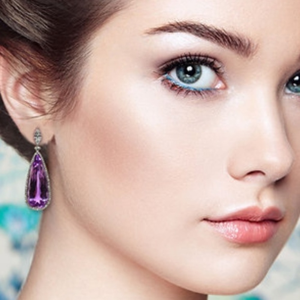 New Elegant PURPLE Cubic Zirconia